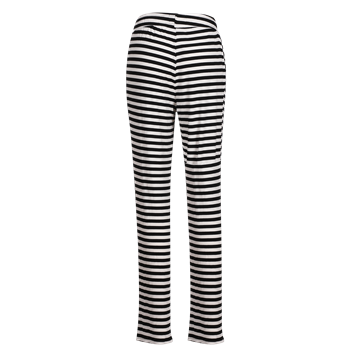 Liberté - Natalia Straight Pants - Black Creme Stripe